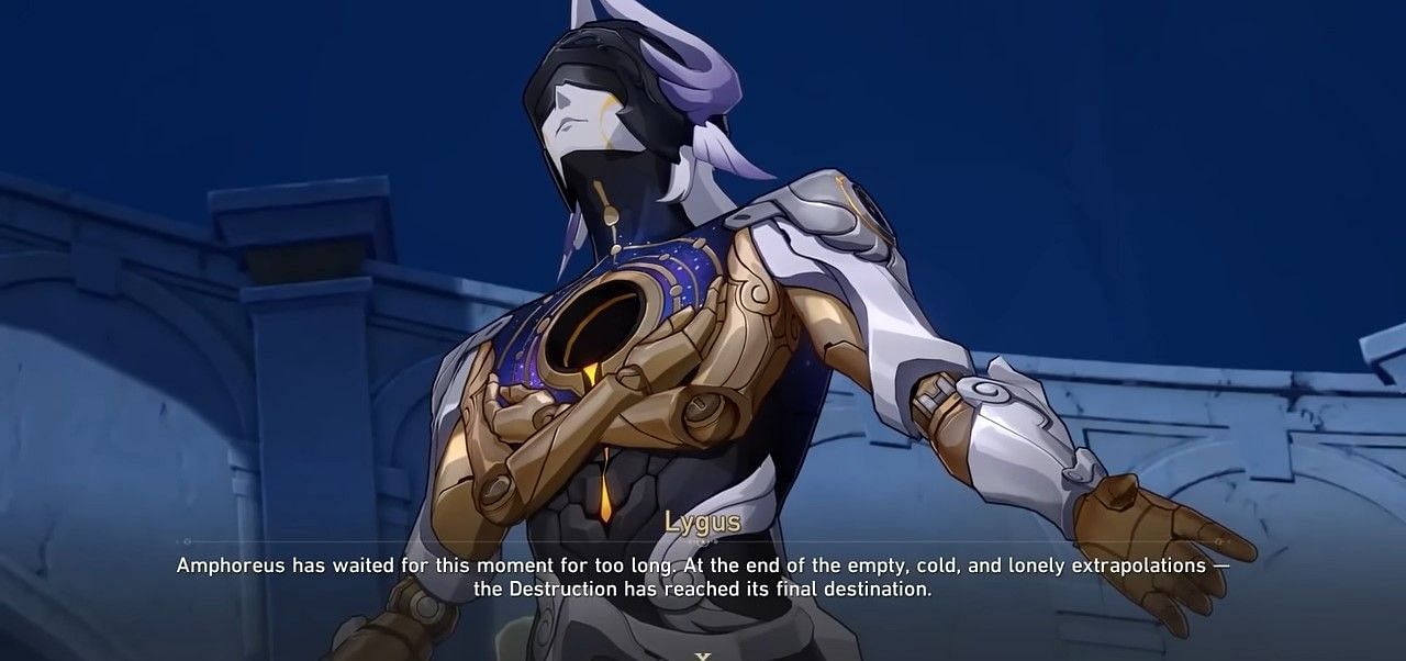 Lygus remarks on the process of extrapolations done in Amphoreus (Image via HoYoverse)